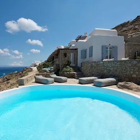 Luxury Mykonos - 3 Bedrooms - Vigor - Stunning Sea Views - Agios Lazaros 别墅 *