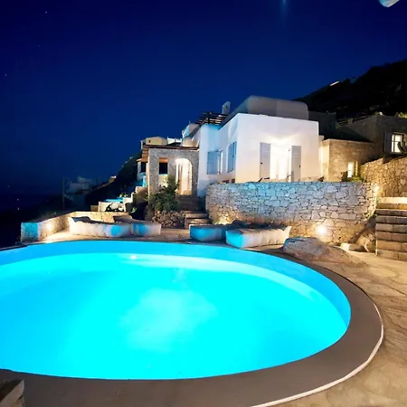 别墅 Luxury Mykonos - 3 Bedrooms - Vigor - Stunning Sea Views - Agios Lazaros 普沙罗