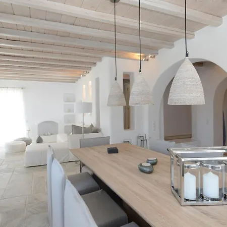Вилла Luxury Mykonos - 3 Bedrooms - Vigor - Stunning Sea Views - Agios Lazaros